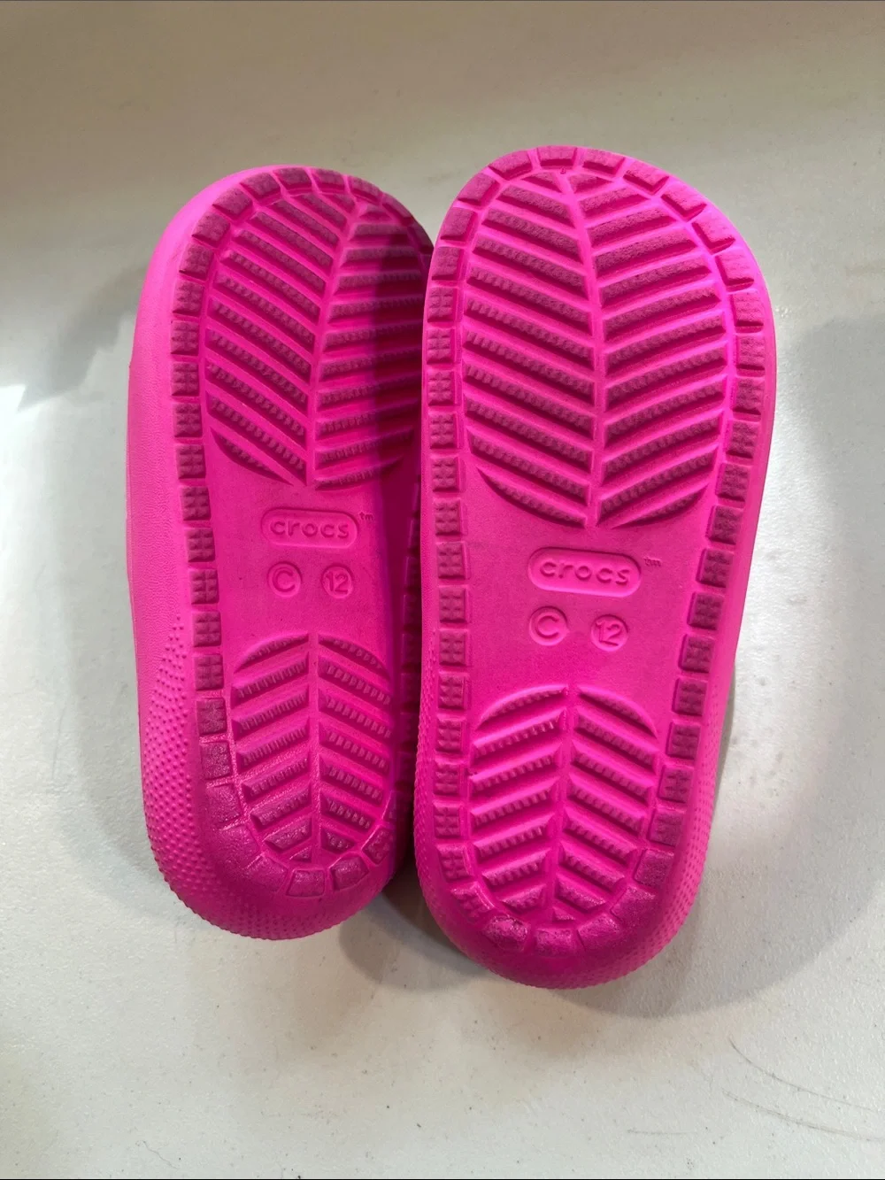 CROCS Kids Slide - Bright Pink